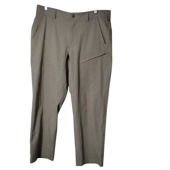 Duluth Trading Company Flex Dress Pants - Peble Brown - US Men's‎ Size 36X30 - Picture 1 of 6